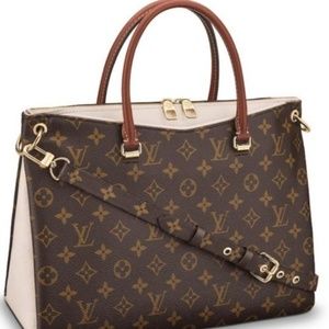 Louis Vuitton Pallas Canvas / Leather Shoulder Bag